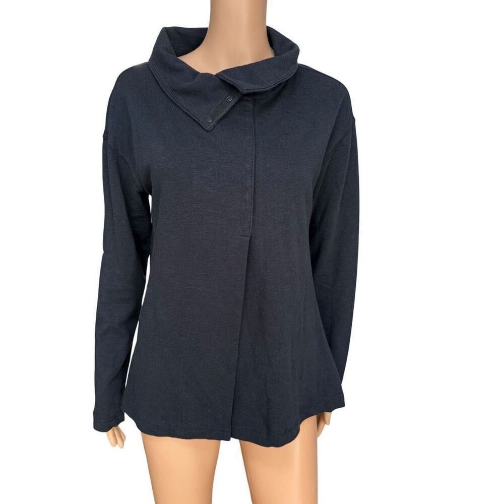 Columbia cotton blend Cozy Cardigan Open Front Cowl Neck Size S